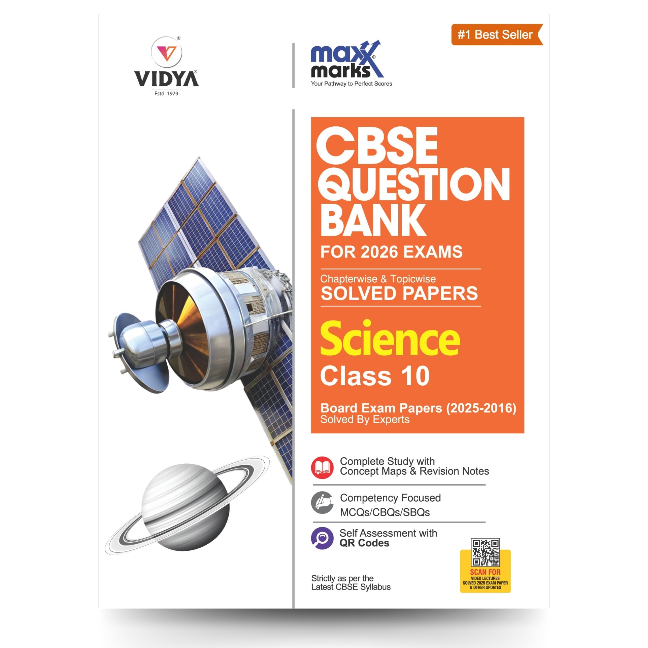 Cbse Class 10 Science Question Bank 2026  Maxx Marks | ChapterWise Ncert Based | Latest Pattern With Competency Questions | Te
