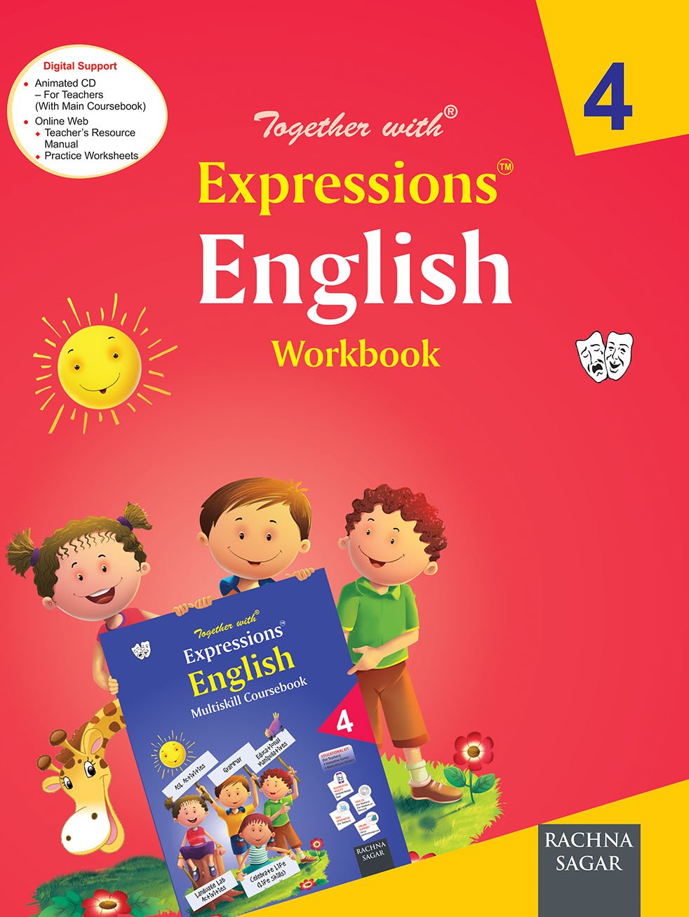 Together with Expressions English Work Book for Class 4