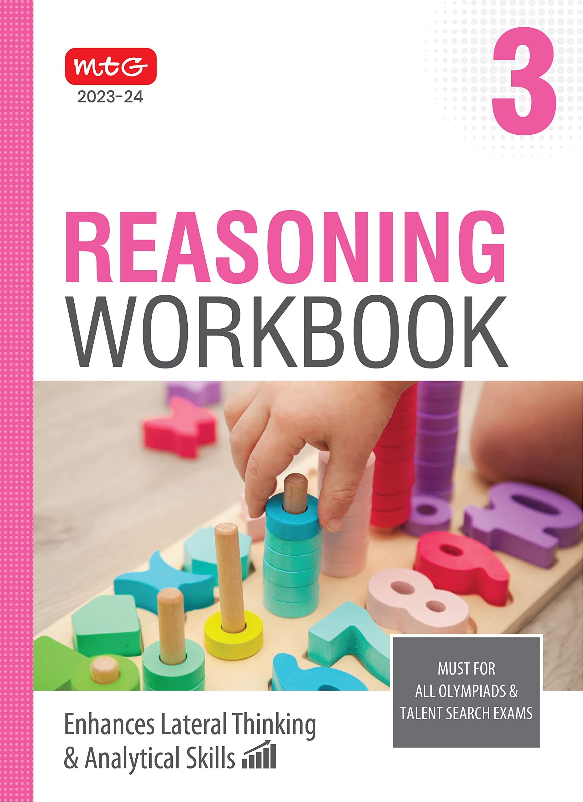 MTG Olympiad Reasoning Workbook Class 3  Enhances Lateral Thinking & Analytical Skills, Reasoning Workbook For SOF Olympiad & T