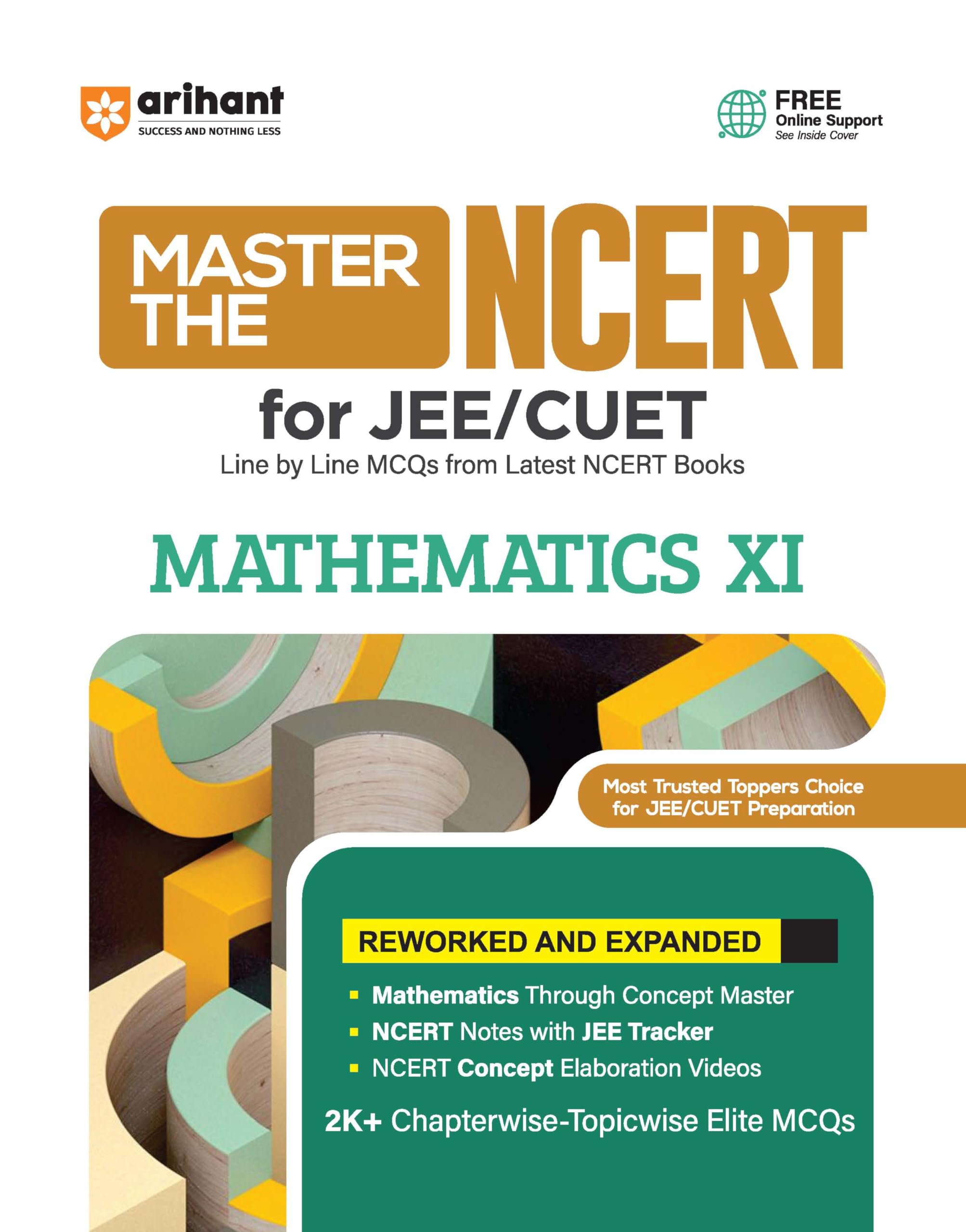 Arihant Master the NCERT Mathematics Class 11 | For JEE & CUET 202627 | Line by Line MCQs from Latest NCERT Book | NCERTBased 