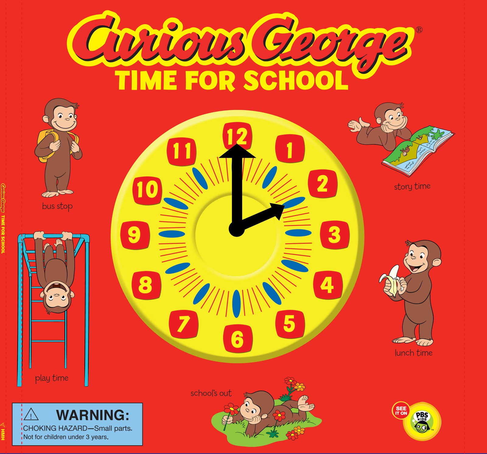 Curious George Time for School (CGTV Novelty 8x8)