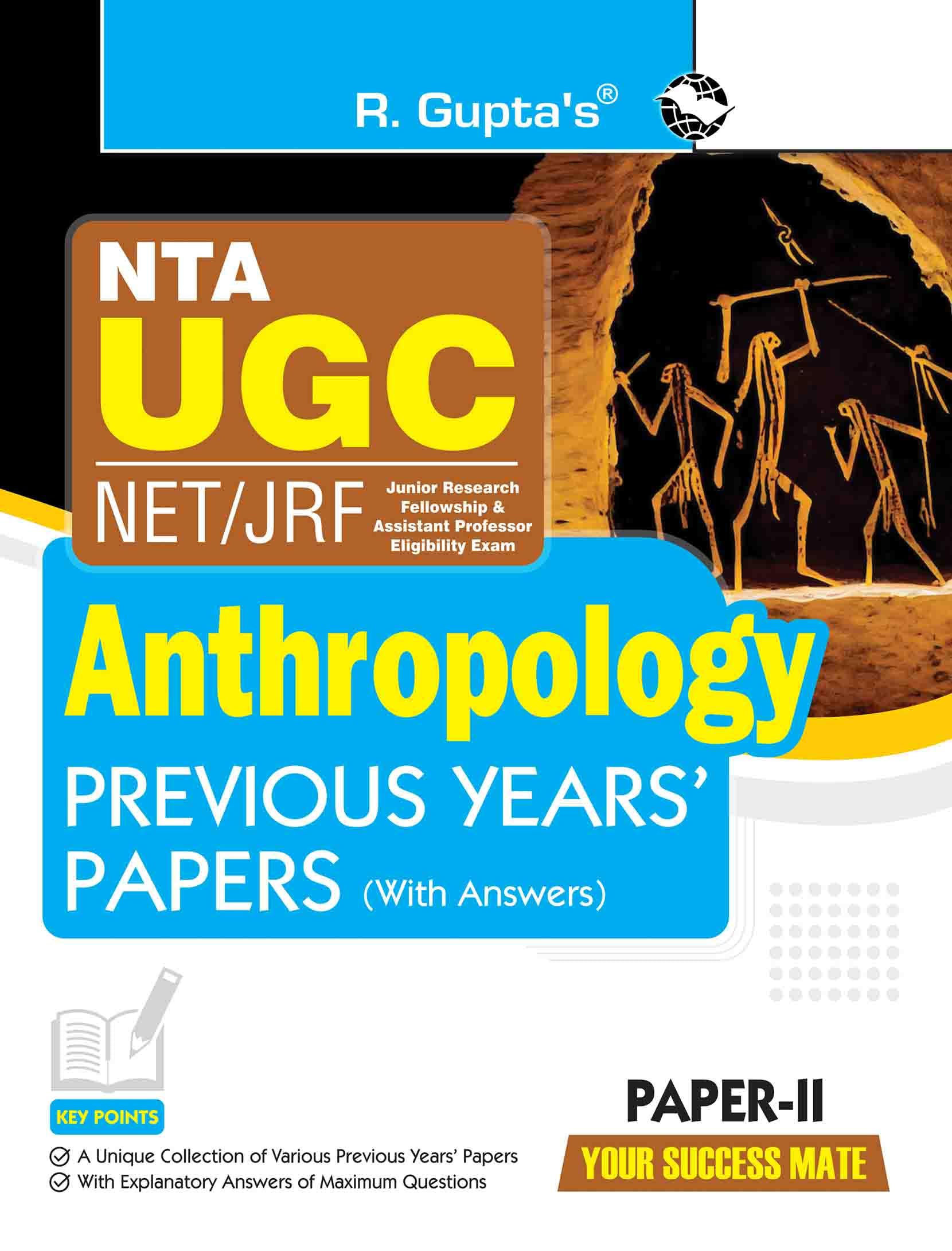 NTAUGCNET/JRF: Anthropology (Paper II) Previous Years Papers