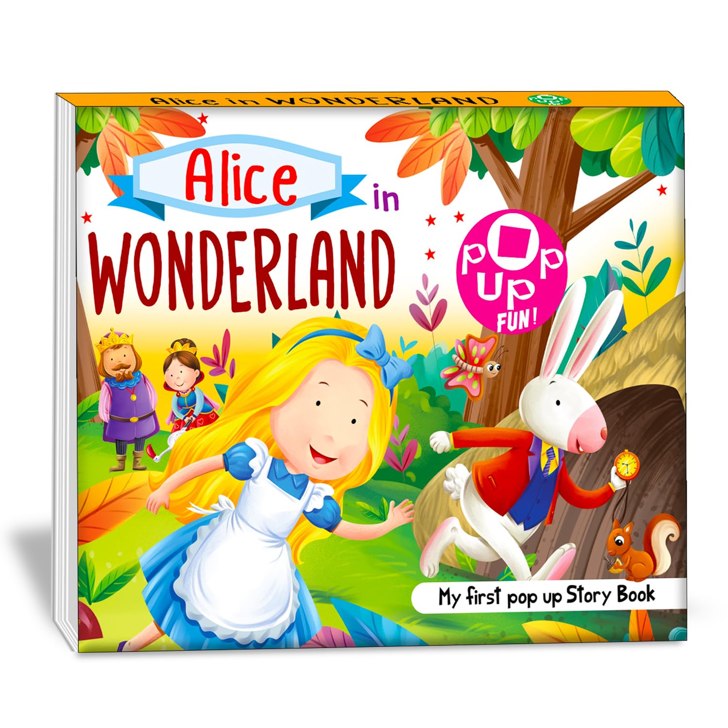 Hello Friend Books Pop Up Fun! My First Pop Up Story Book: Alice in Wonderland  Pop Up Stories for Kids: Alice In The Wonderlan