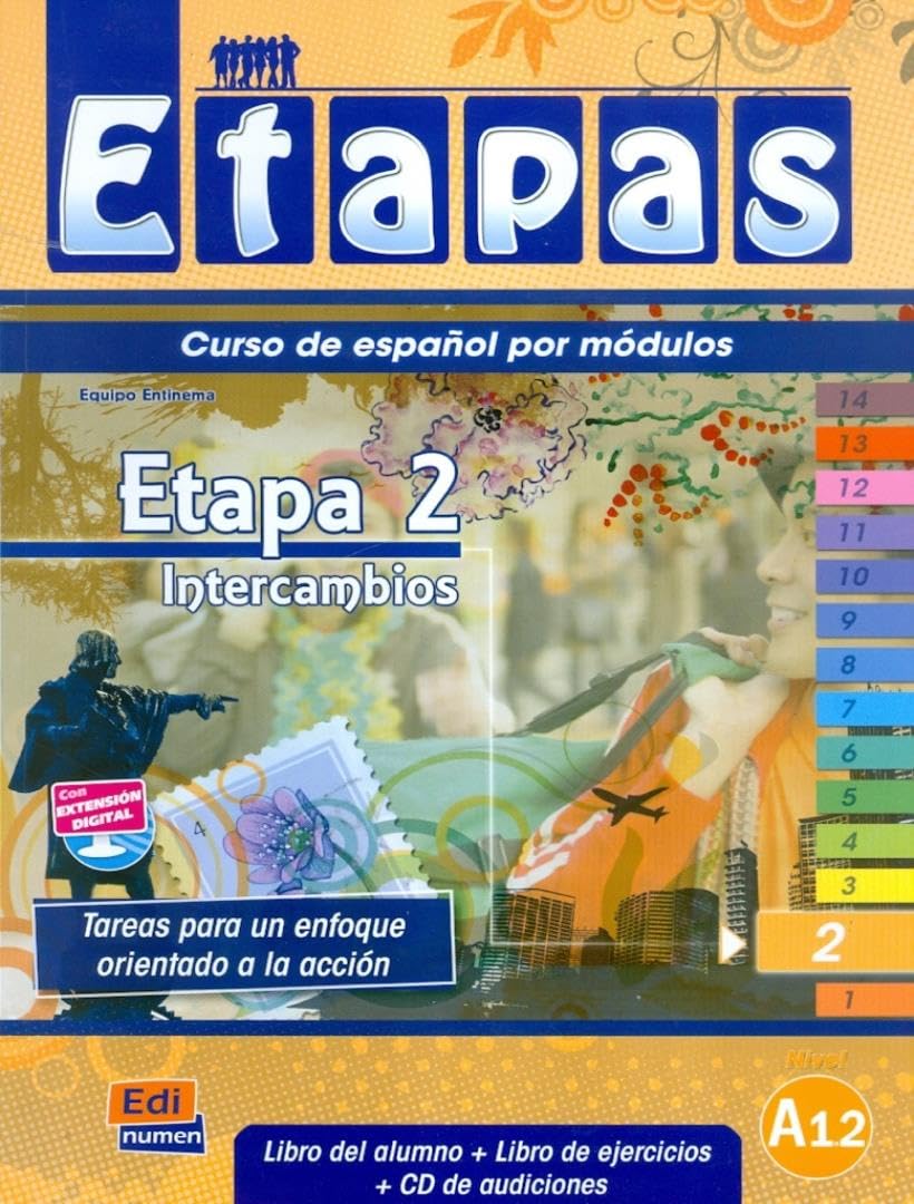 Etapa 2 Intercambios: Student Book + Exercises + Cd: 1 (Metodos De Espanol/ Spanish Methods)