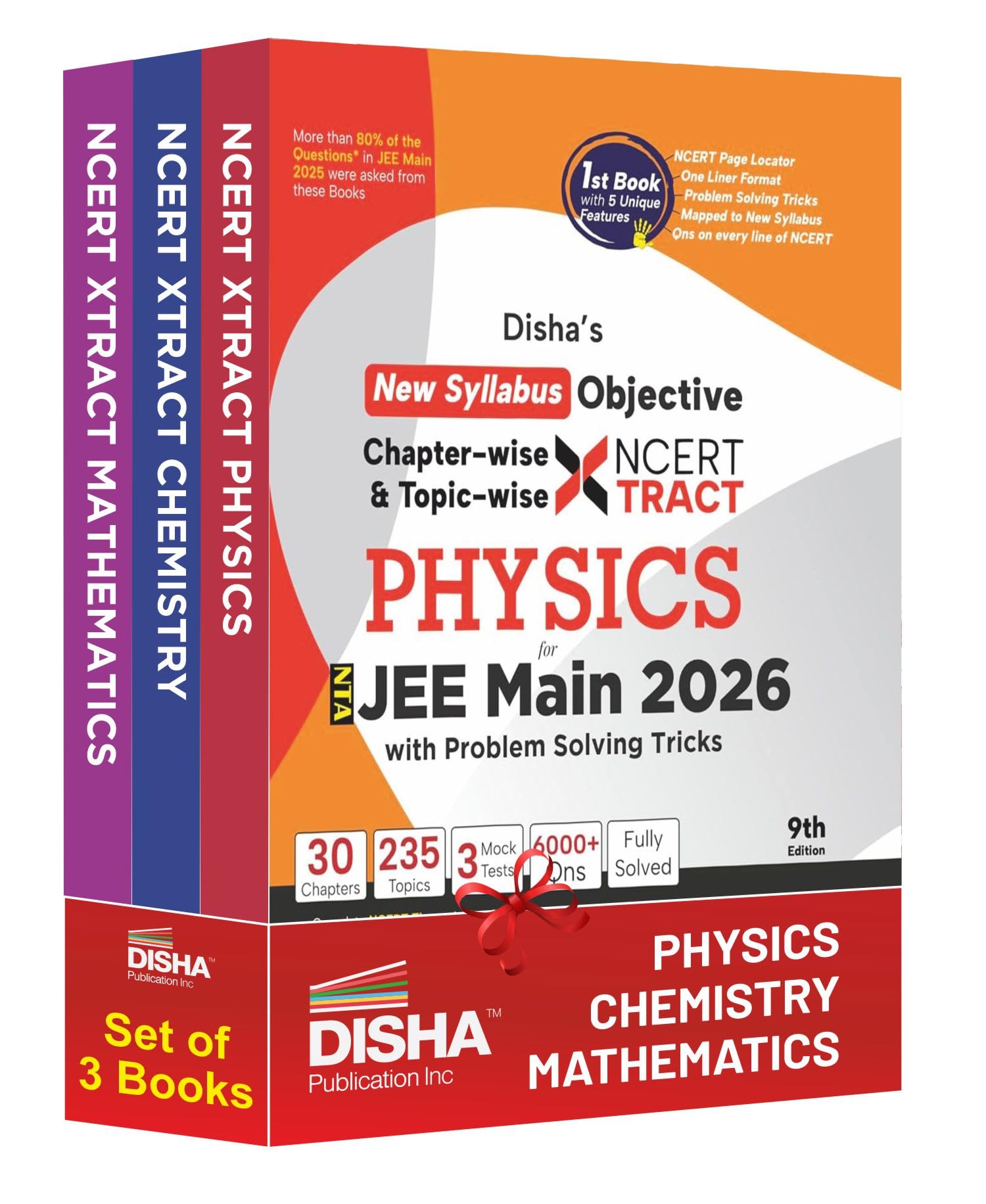 DishaS New Syllabus Objective Ncert Xtract Physics, Chemistry & Mathematics With Problem Solving Tricks For Nta Jee Main 9Th E