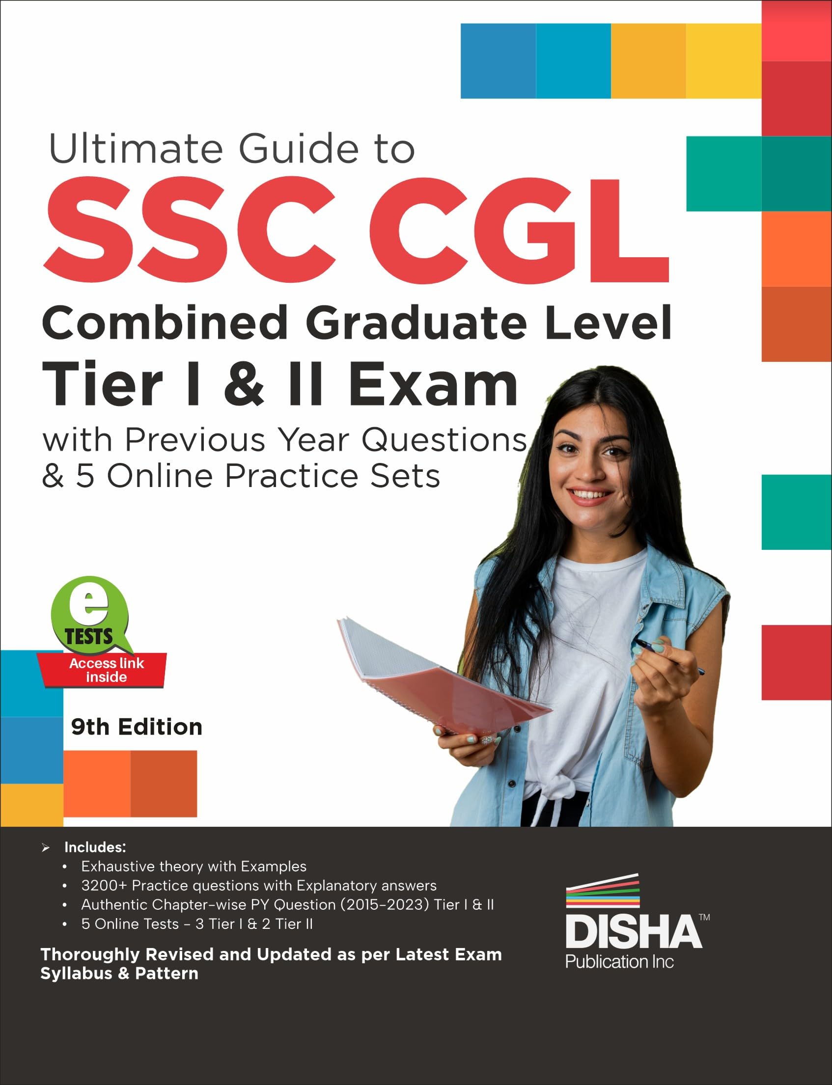 Ultimate Guide To Ssc Cgl  Combined Graduate Level  Tier I & Tier Ii Exam With Previous Year Questions & 5 Online Practice Set