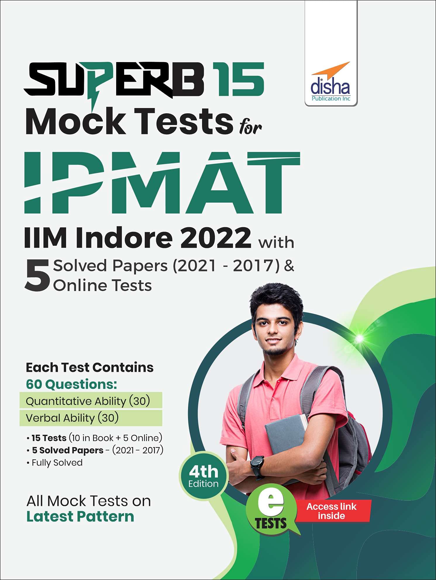 Superb 15 Mock Tests For Ipmat (Iim Indore) 2022 With 5 Solved Papers (2021  2017) & 5 Online Tests 4Th Edition