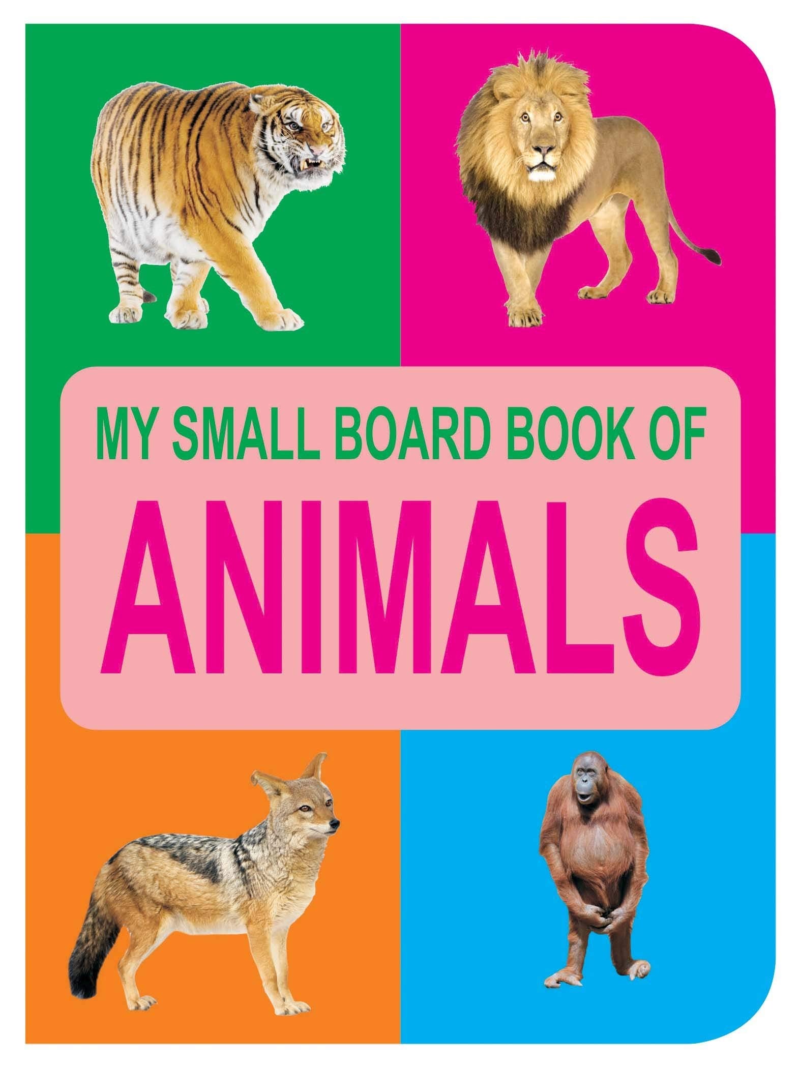 Animals Small Board Book For Children Age 0  2 Years 12 Pages Board Book