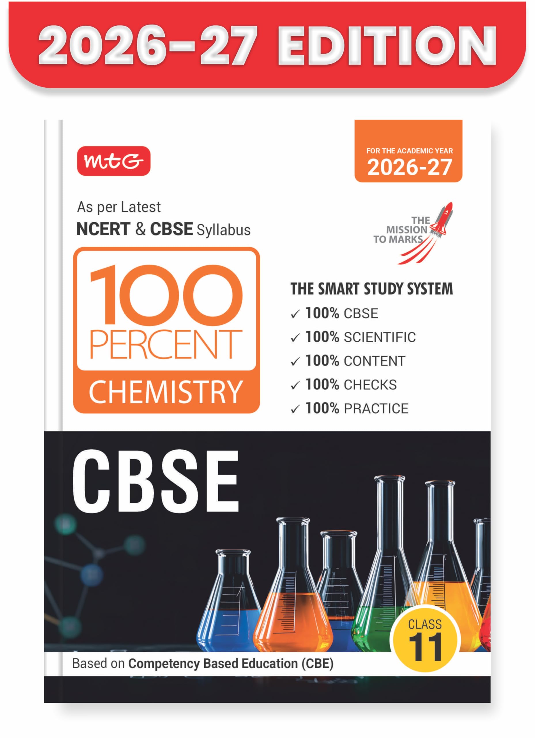 MTG 100 Percent NCERT & CBSE Chemistry Class 11 For 202627 Exam | As Per Revised NCERT Textbooks Syllabus | Theory, Concept Map