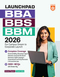 Arihant Launchpad BBA BBS BBM Entrance Exam Guide 2025 | 3000+ MCQs, Solved Papers & Crack Sets | Covers Reasoning, English, GK,