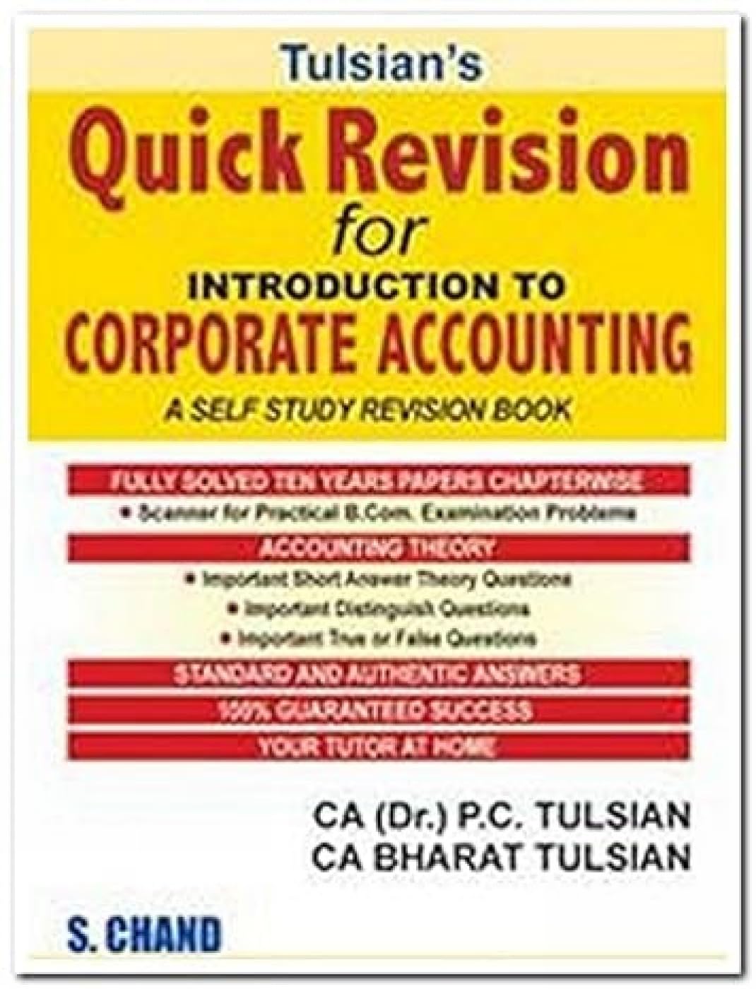 Quick Revision for Introduction to Corporate Accounting (Combo)