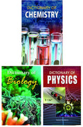 Dictionaries Books Combo  Dictionary of Chemistry + Dictionary of Physics + Dictionary of Biology (Sets of 3 Books)
