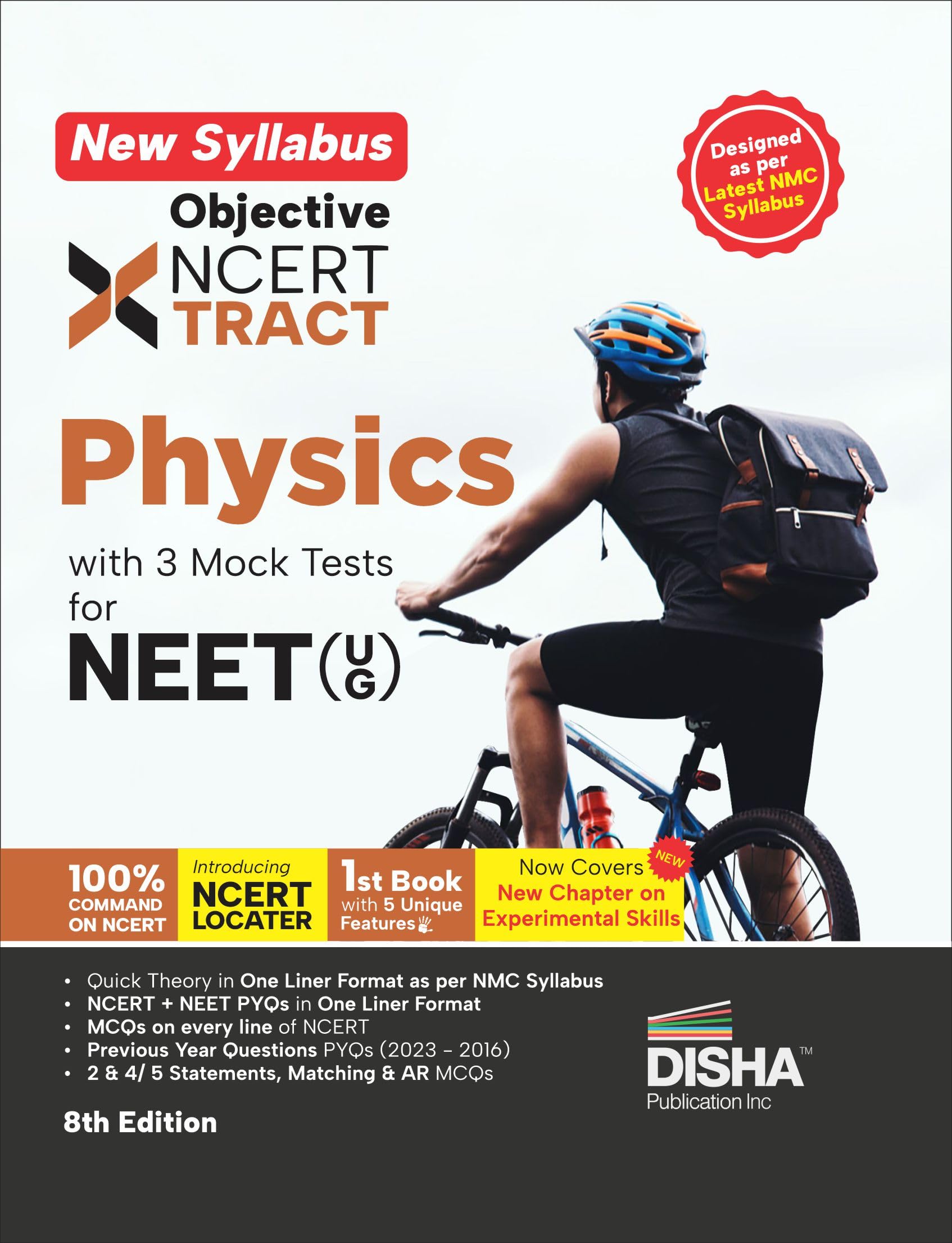 DishaS New Syllabus Objective Ncert Xtract Physics With 3 Mock Tests For Neet (Ug) 8Th Edition | One Liner Theory, Mcqs On Eve