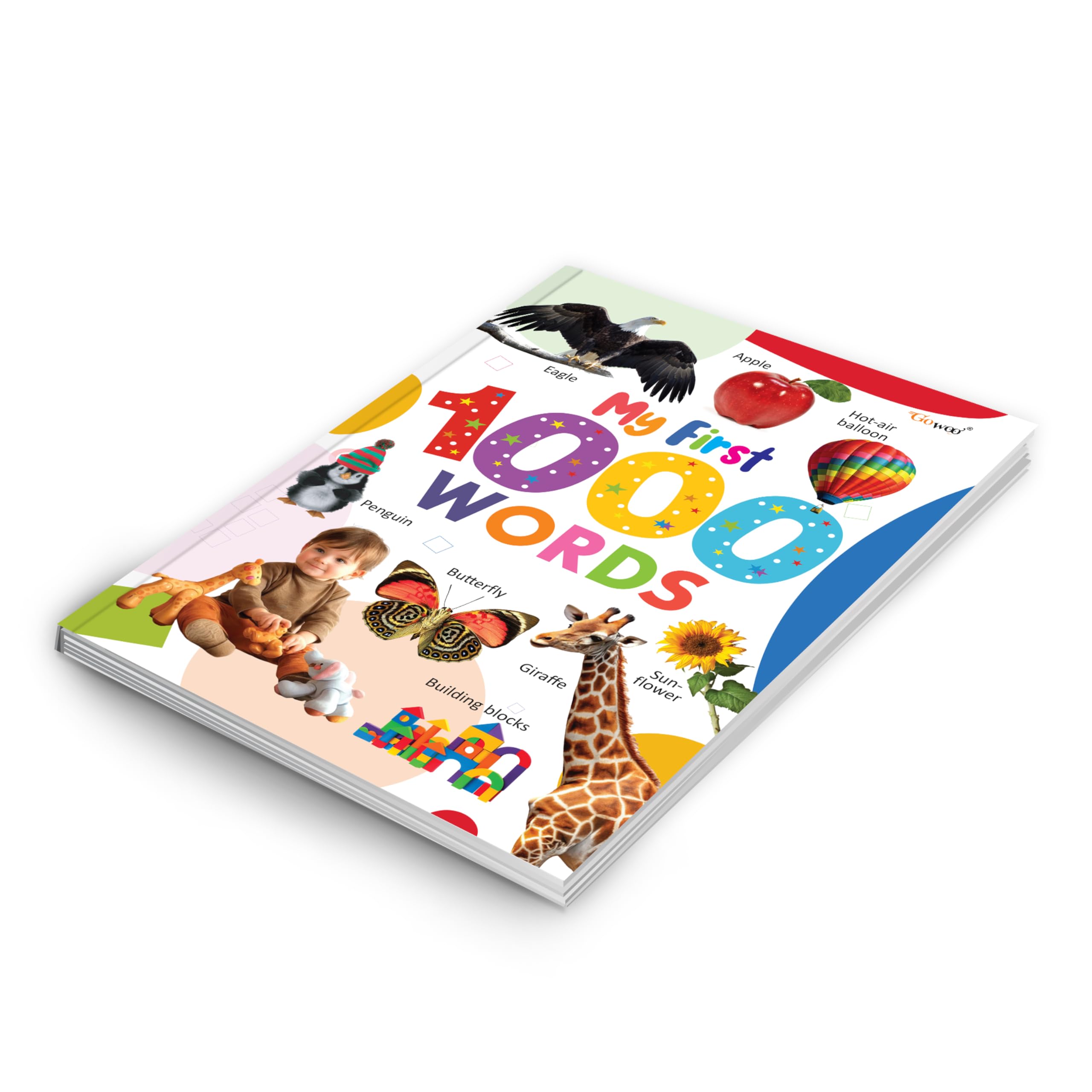 My First 1000 Words book : Picture Word Book for Kids, Early Learning Vocabulary Builder with Images for Toddlers and Preschoole