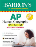 AP Human Geography Premium: With 4 Practice Tests (Barrons Test Prep)