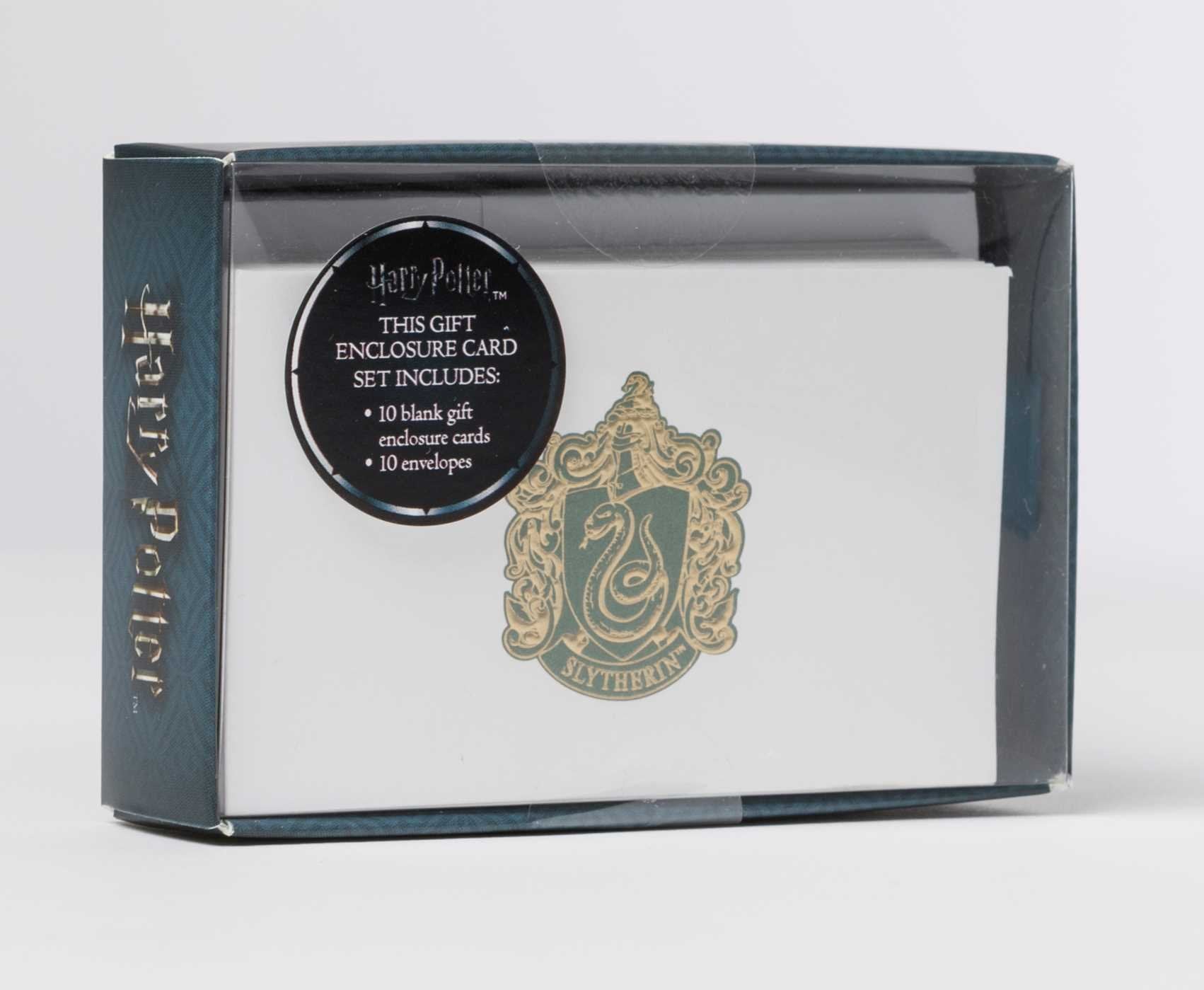 Harry Potter: Slytherin Foil Gift Enclosure Cards (Set Of 10)