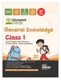 Disha Olympiad Champs General Knowledge Class 1 with Chapterwise Previous 11 Year (2015  2025) Questions 5th Edition | Complet