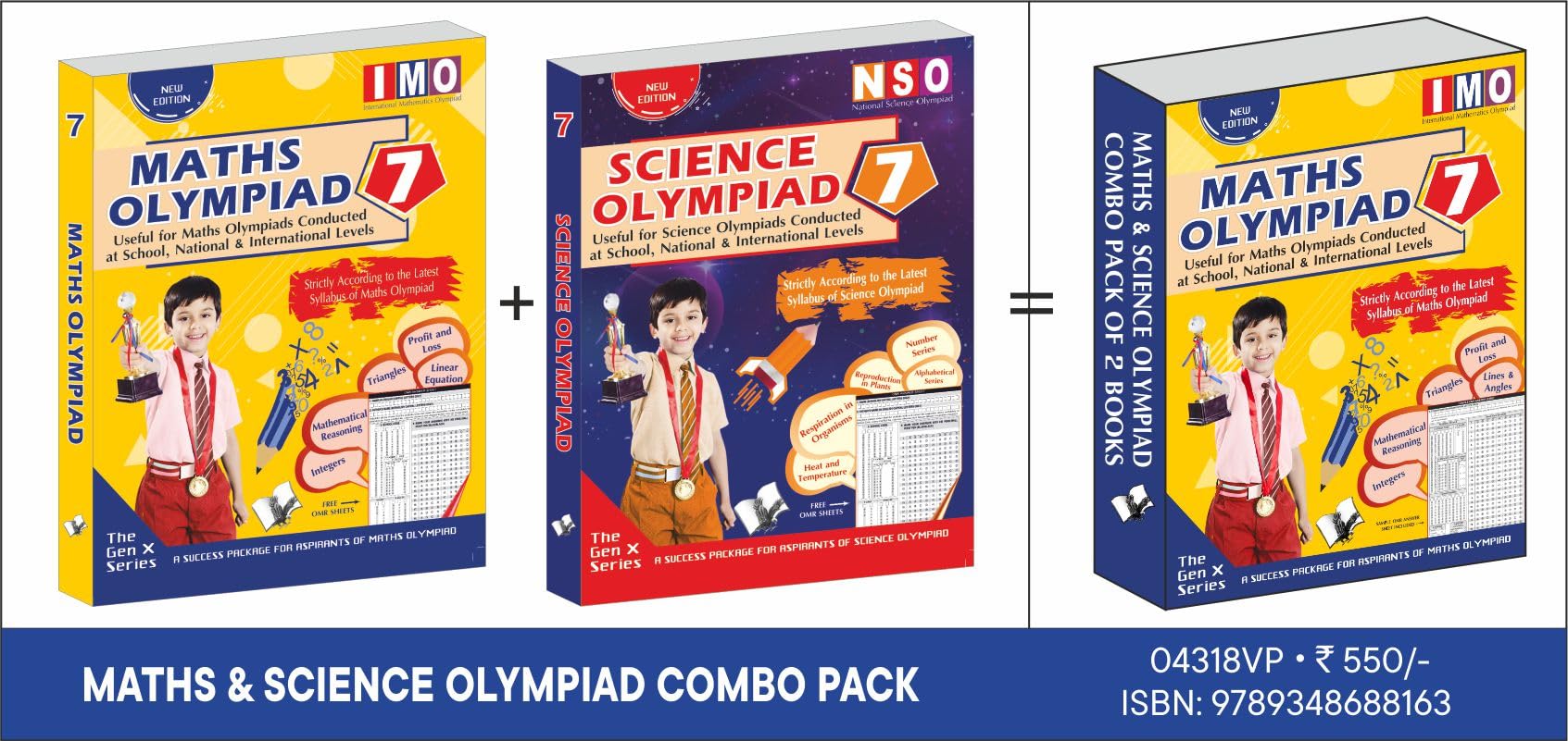 Math+Science Value Pack Class 7 (2 Book Set)