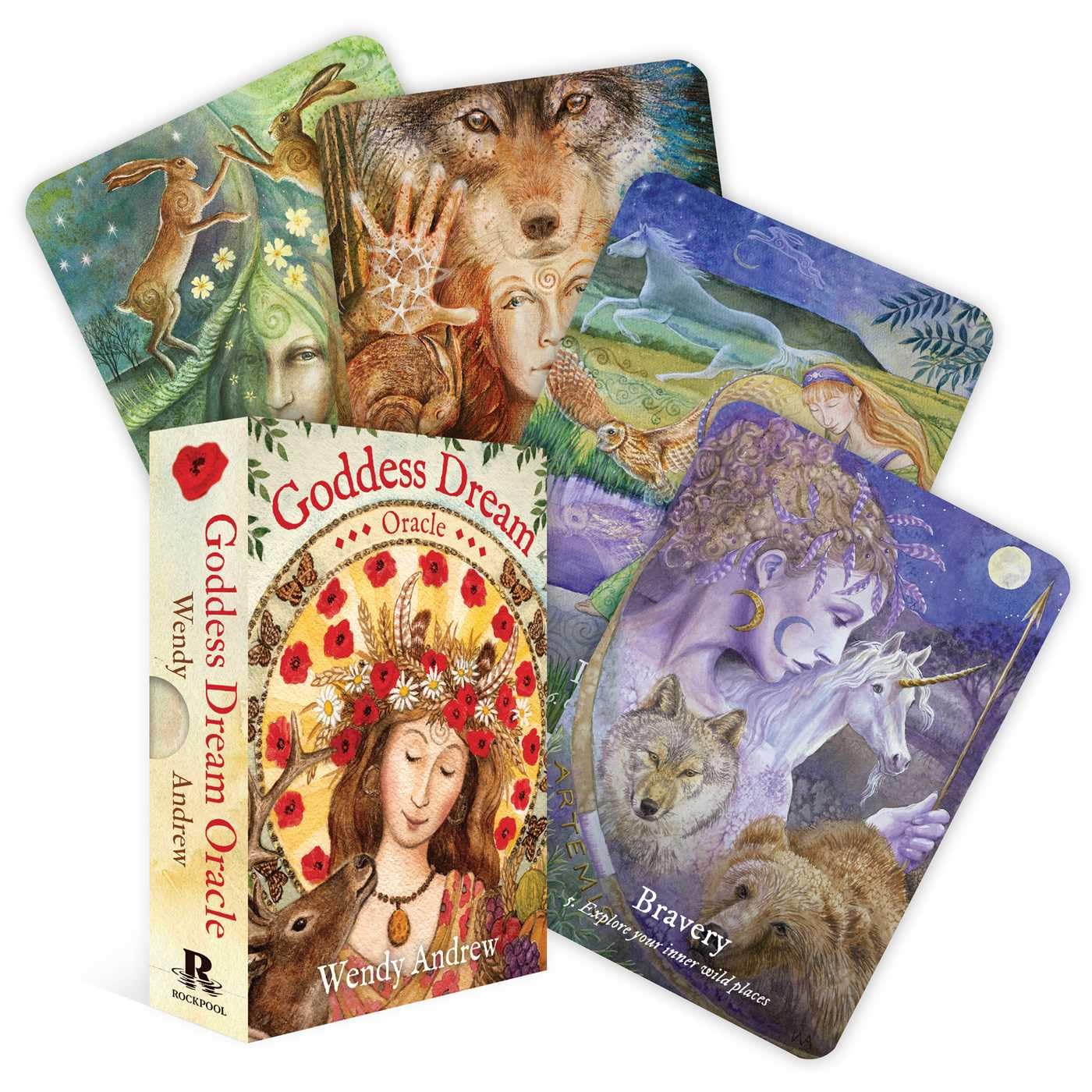Goddess Dream Oracle: (36 FullColor Cards and 120Page Guidebook) (Rockpool Oracle Card Series)