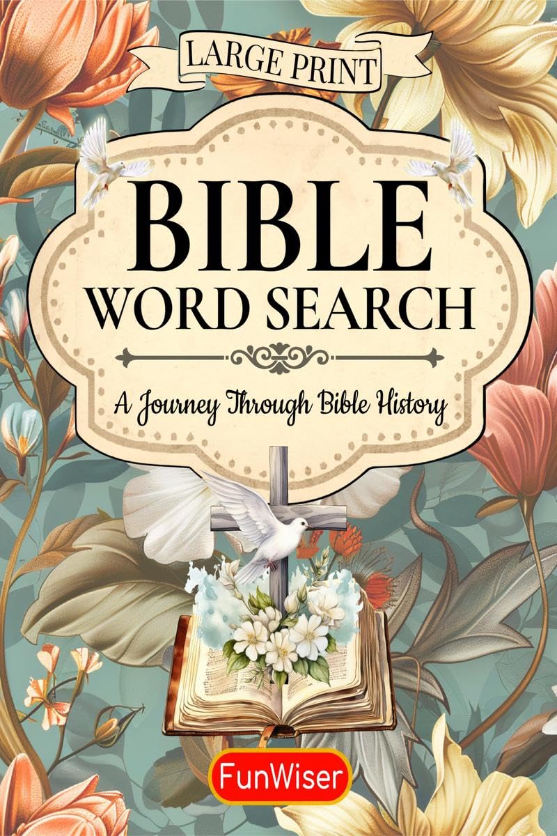 Bible Word Search Large Print : A Journey Through Bible History