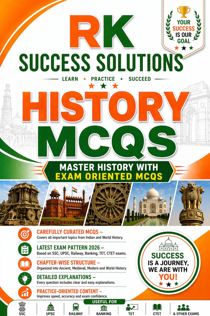 RK Success Solutions History MCQs: Master History with ExamOriented MCQs