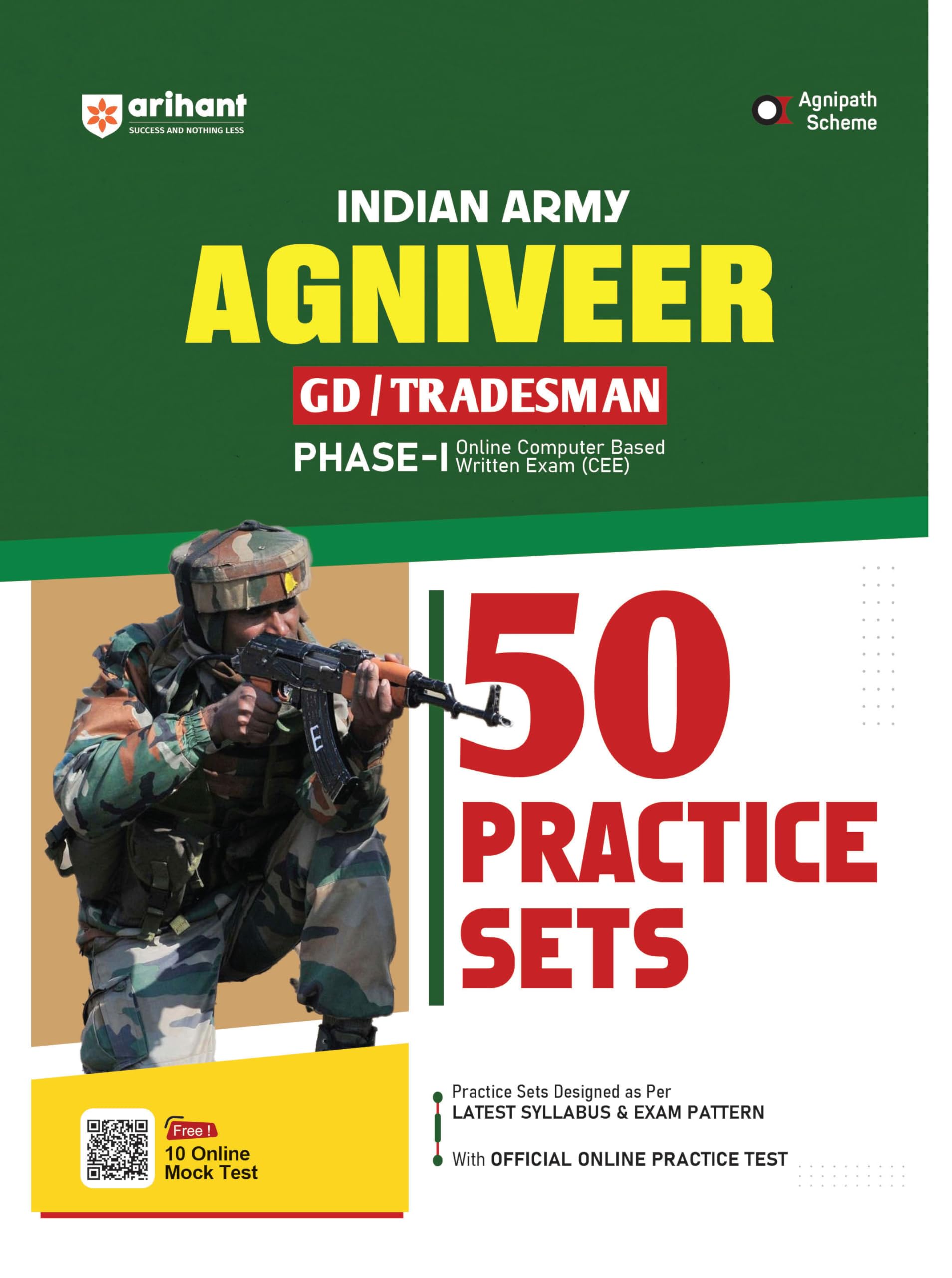 Indian Army Agniveer GD/Tradesman Phase 1 50 Practice Sets