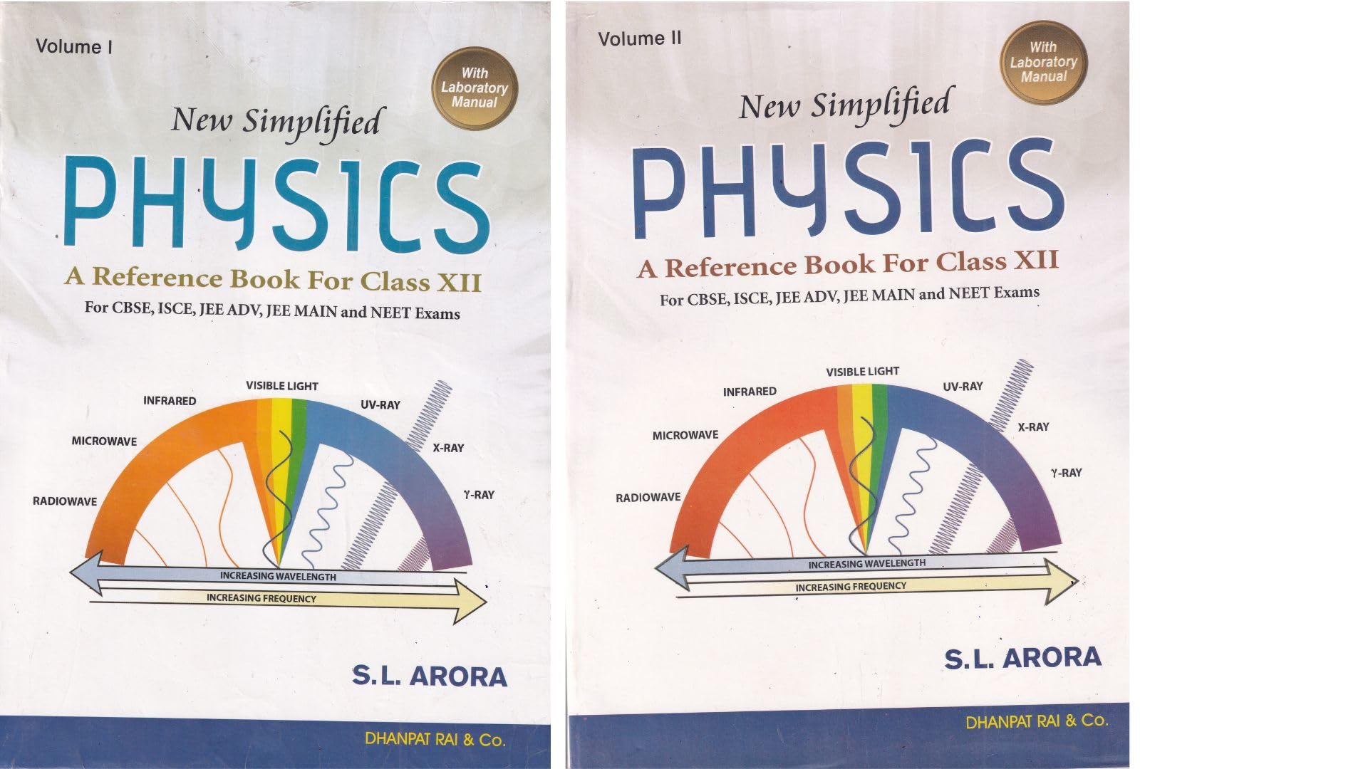 New Simplified Physics A Reference Book For Class 12 (Set Of 2 Vol.) With Laboratory Manual  Cbse  S.L. Arora  Examination  