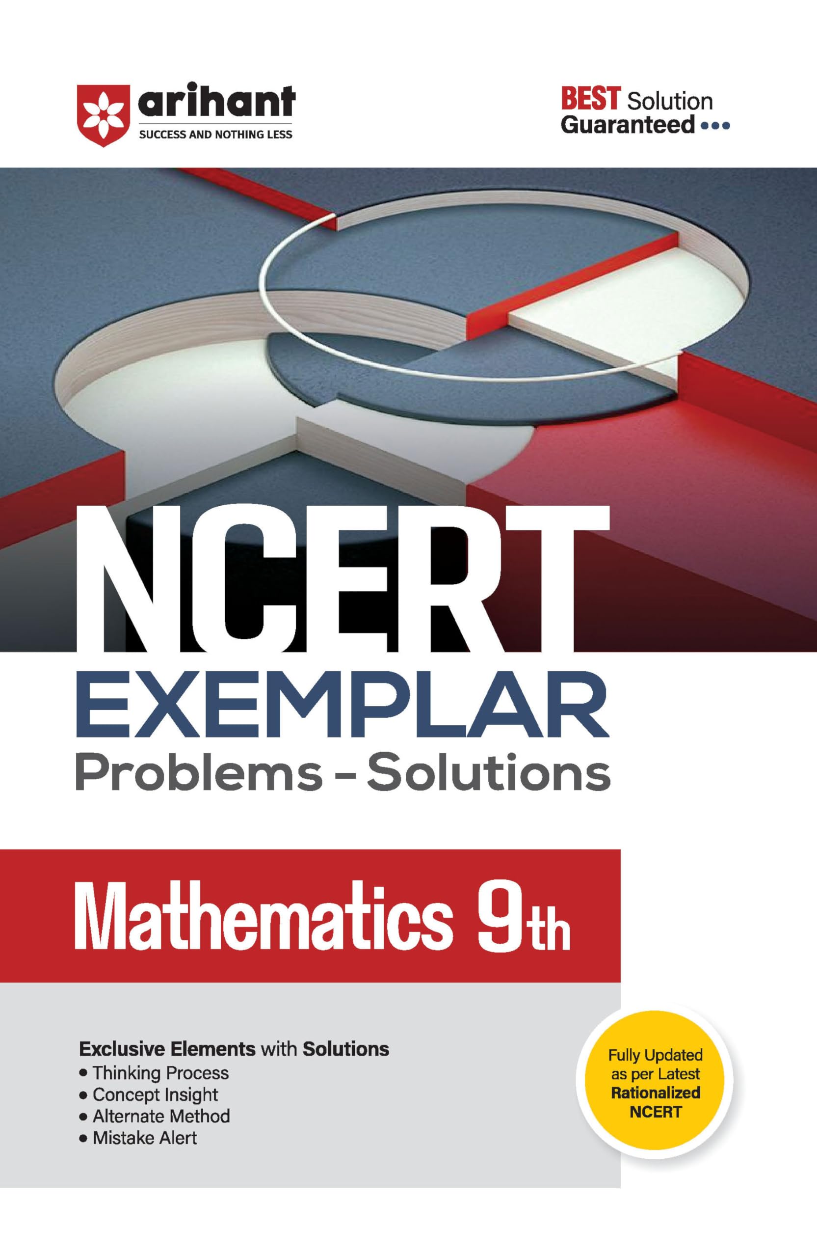 Arihant Ncert Exemplar Mathmatices 9Th Latest Rationalized Edition | Problems & Solutions With Exclusive Elements | Thinking Pro