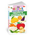 My Giant Board Book : Fruits and Vegetables  Picture book for preschoolers, Educational book for kids, Early learning board boo