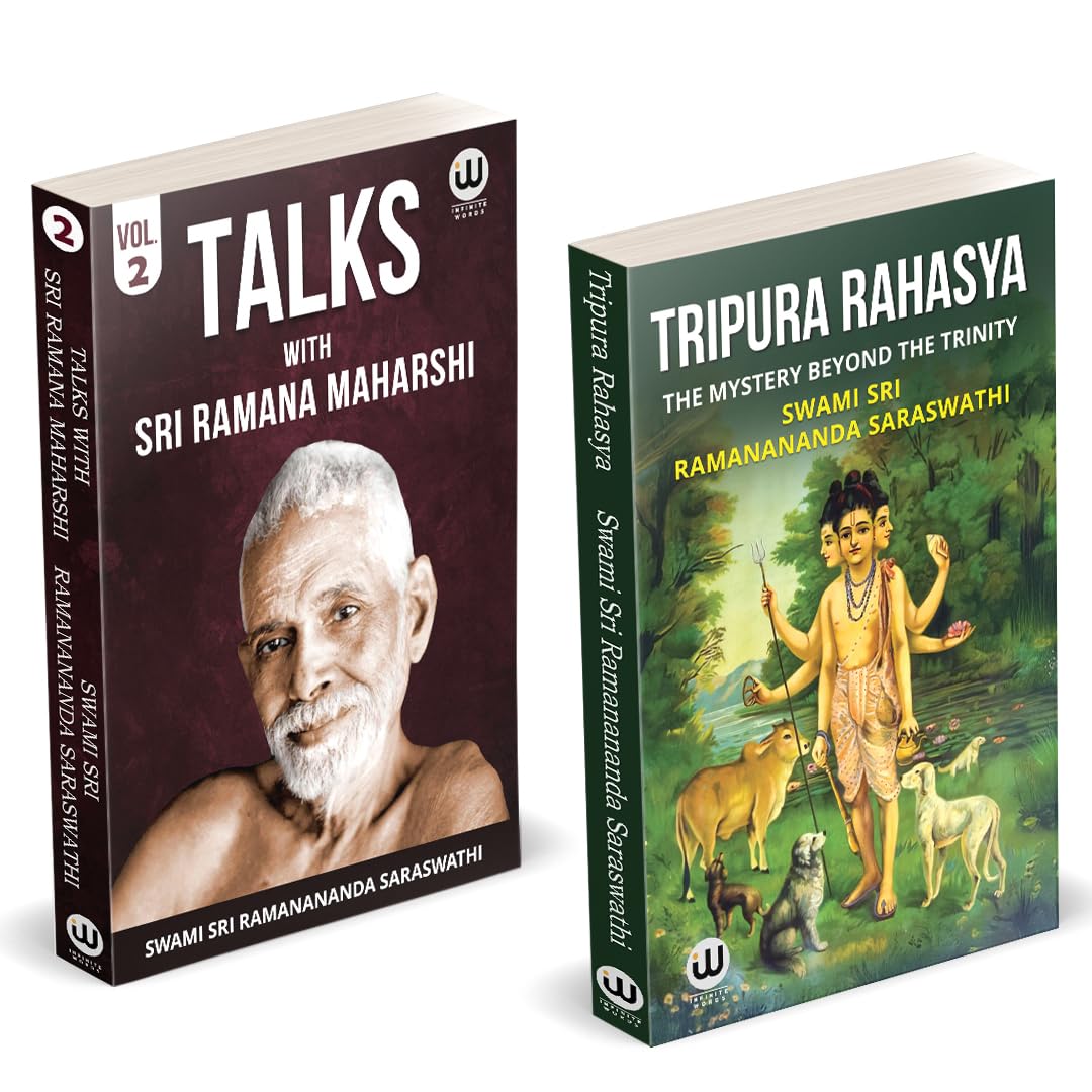 Talks With Sri Ramana Maharshi Volume 2 | Tripura Rahasya | Sri Ramana Maharshi | Sri Ramanananda Saraswathi | Combo Gift Pack S