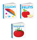 Colours, Fruits & Vegetables  Board Book For Kids : colour recognition book for toddlers, fruits and vegetables picture learni