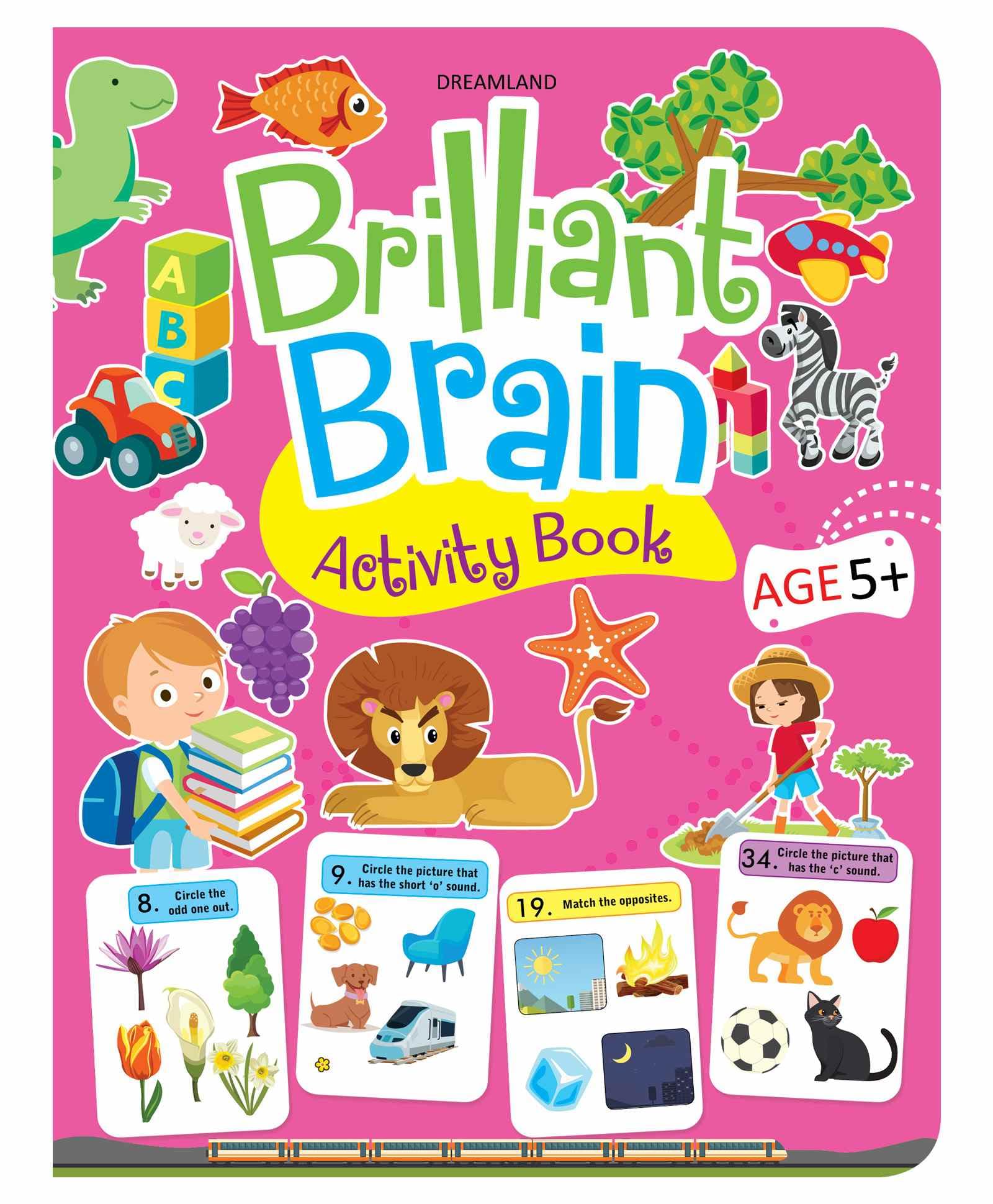 Brilliant Brain Activity Book For Kids Age 5 6 Years With Interesting And Interactive Activities