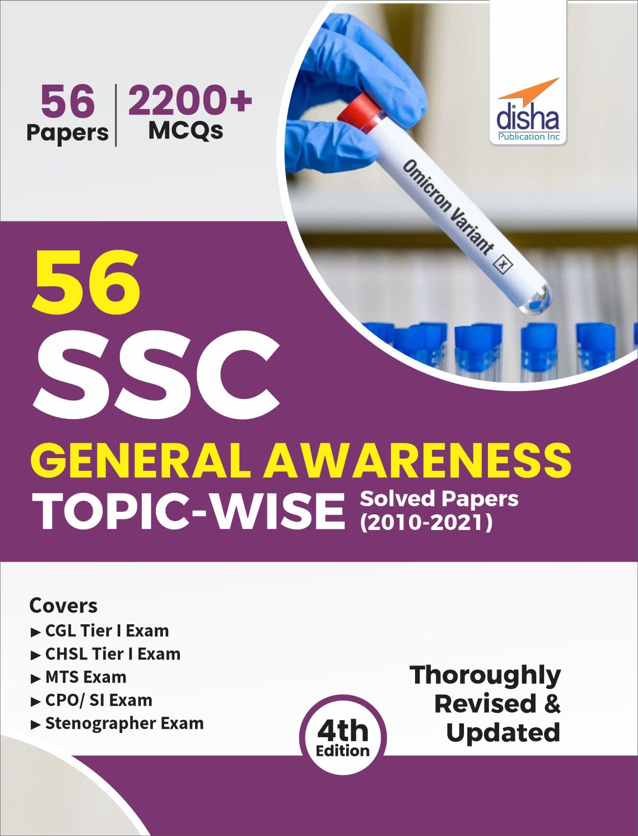 56 Ssc General Awareness TopicWise Solved Papers (2010  2021)  Cgl, Chsl, Mts, Cpo 4Th Edition