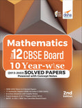 Mathematics Class 12 Cbse Board 10 YearWise (2013  2022) Solved Papers Powered With Concept Notes 2Nd Edition