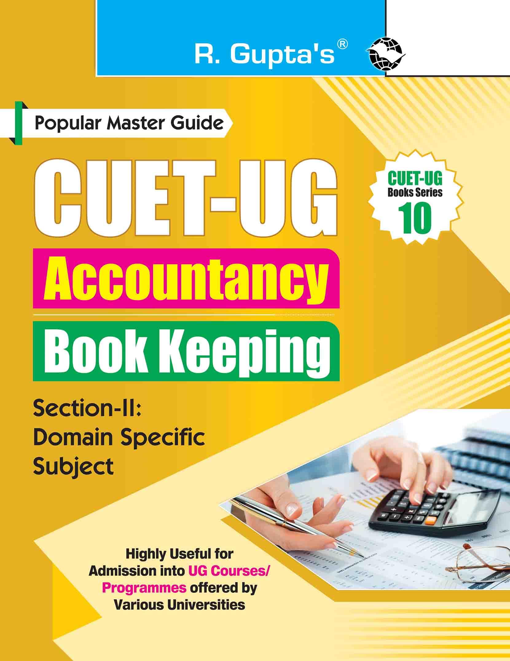 CUETUG : SectionII (Domain Specific Subjects : Accountancy/Book Keeping) Entrance Test Guide