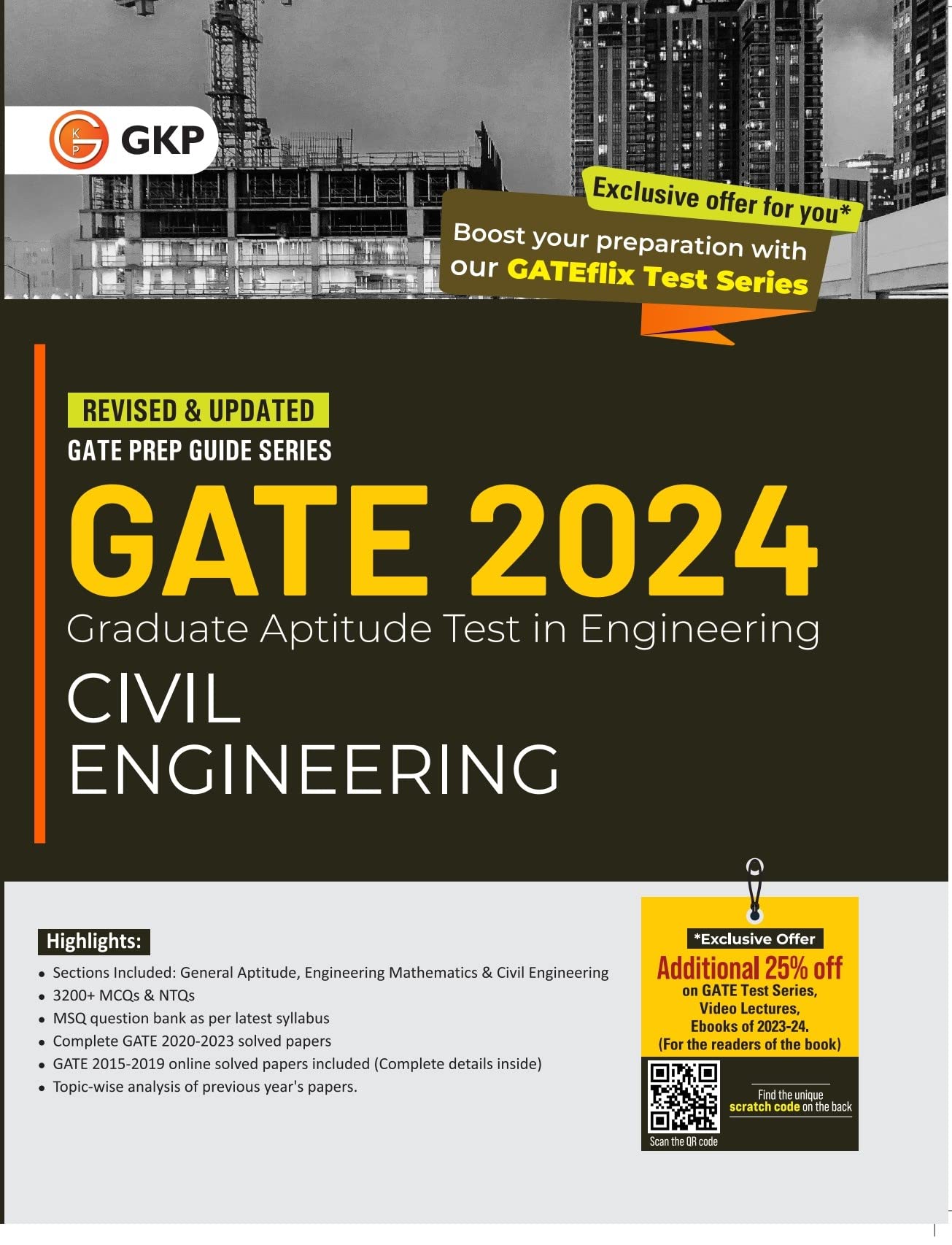 Gate 2024 : Civil Engineering  Guide By Gkp