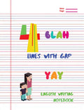 Four Line With Gap : English Writing Notebook