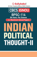 Gullybaba IGNOU BA (Honours) 6th Sem BPSC114 Indian Political ThoughtII in English