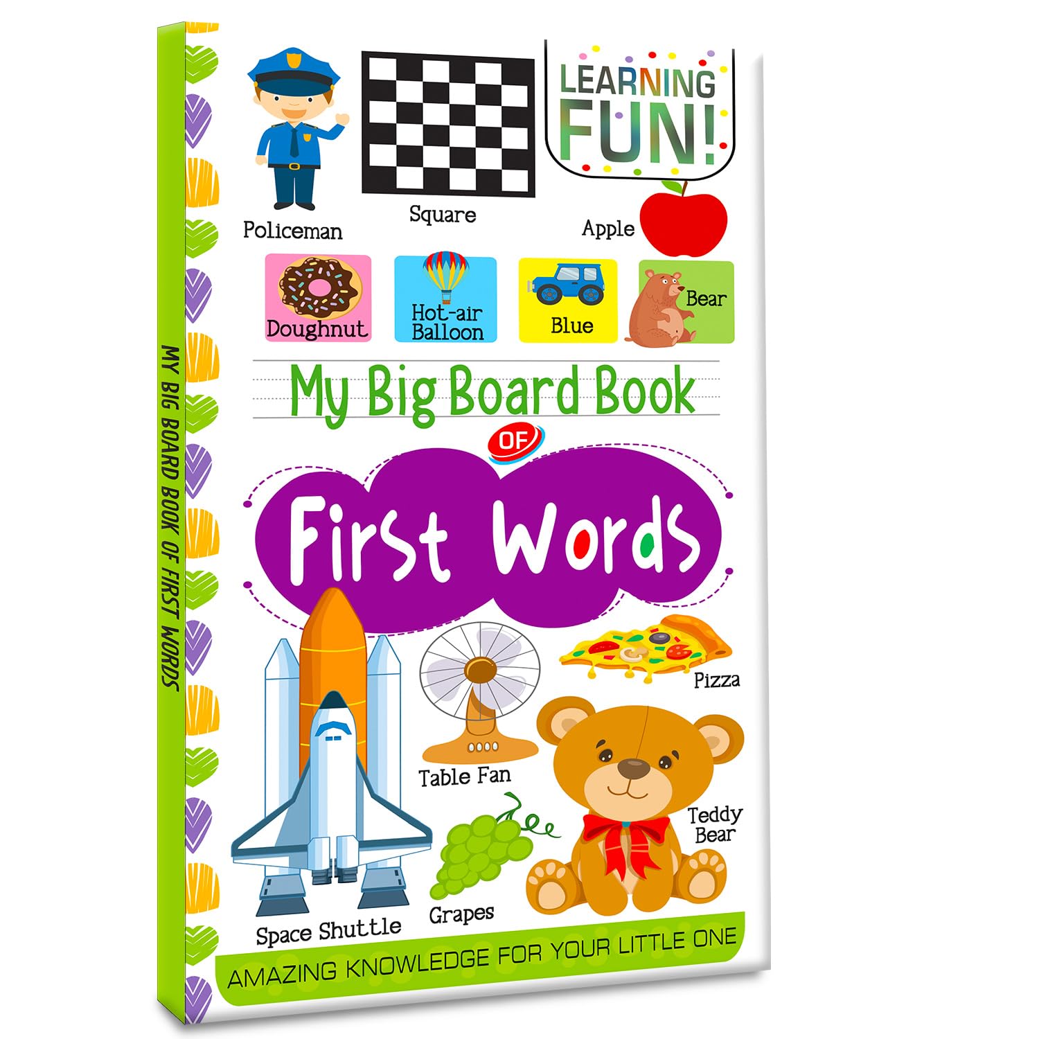Hello Friend Books My Big Board Book of First Words : Simple and Vibrant Illustrations to Increase the Knowledge of Your Little 