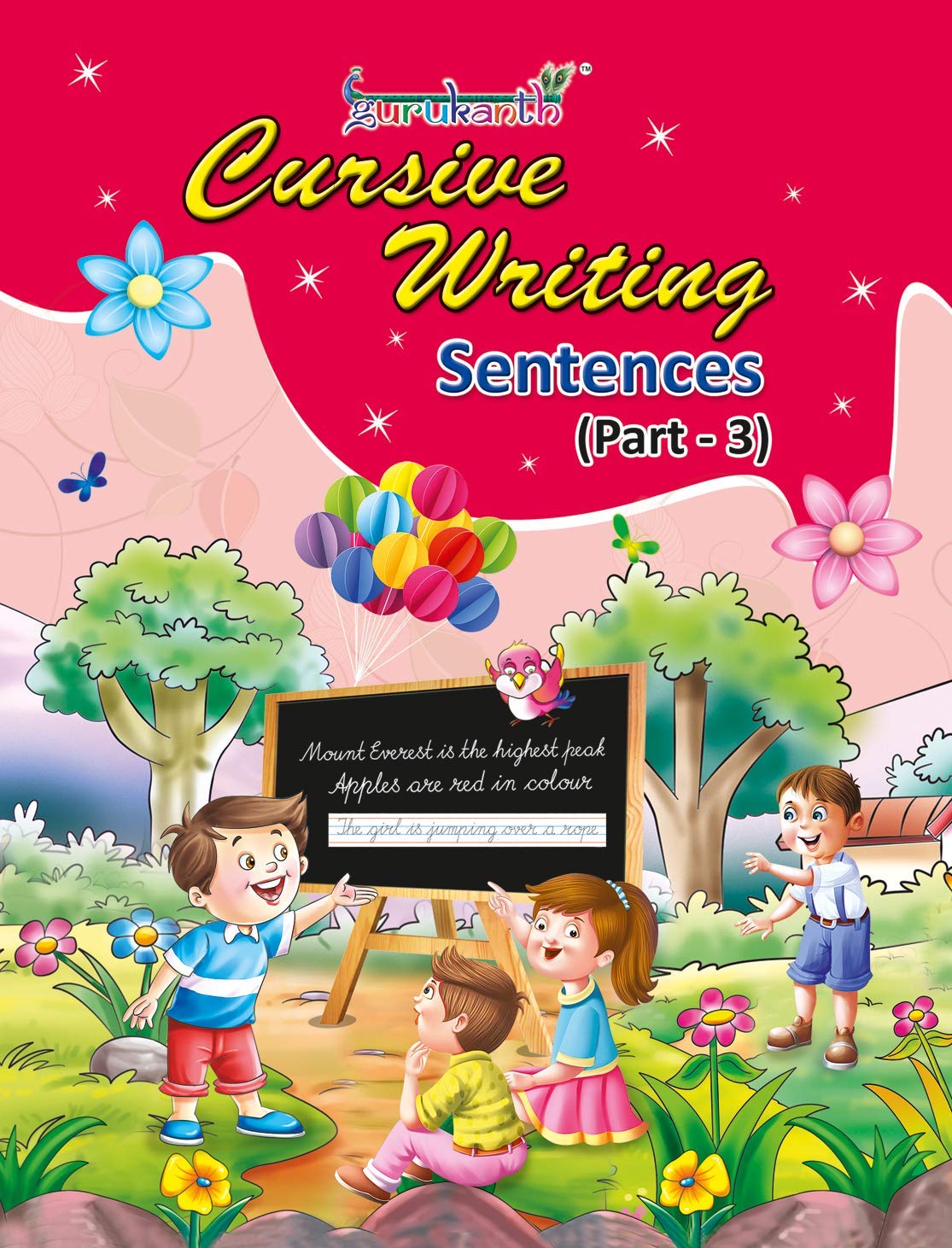 Cursive Writing Book For Kids  Sentences