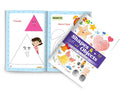 2 in 1 Shapes & Objects Copy to Colour : Shape & Colour Fun Activity Book, preschool shapes colouring book for kids, Colour Pat