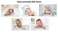 BABY POSTER  1, 2, 3, 4 and 5 (GLOSS LAMINATION) : adorable baby wall print, decorative poster for rooms, laminated baby poste
