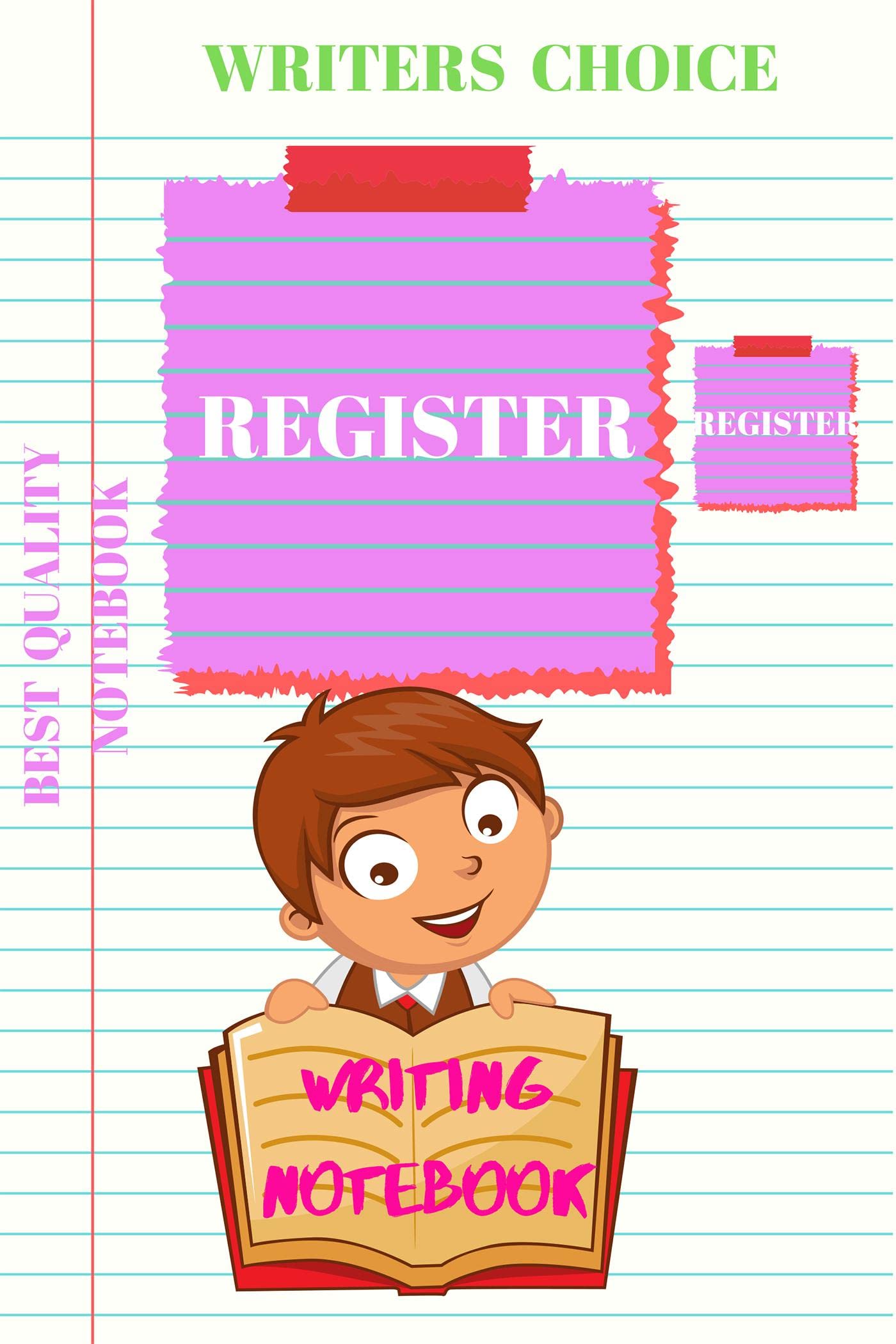 REGISTER : WRITING NOTEBOOK