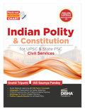Disha Indian Polity & Constitution For Upsc & State Psc Civil Services | Cse Prelims & Mains 2026 | Mind Maps, Infographics, Cha