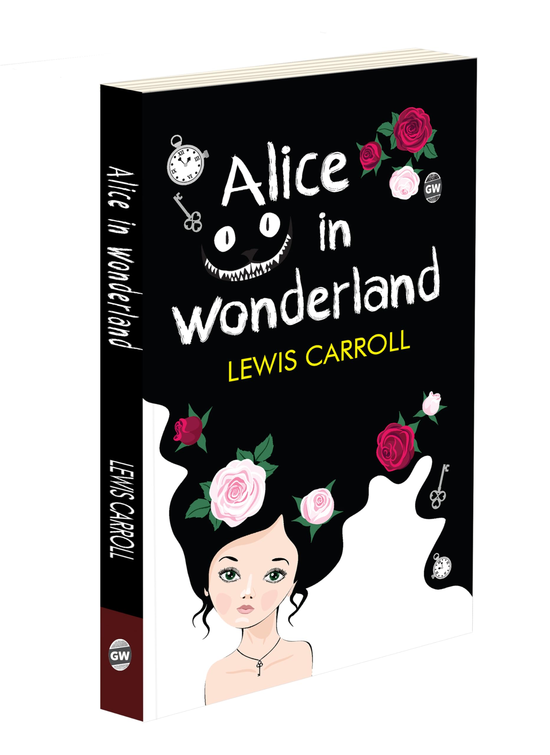 Alice in Wonderland by Lewis Carroll (Paperback) : Iconic Fantasy Classic, Educational learning Book, Complete Novel for School