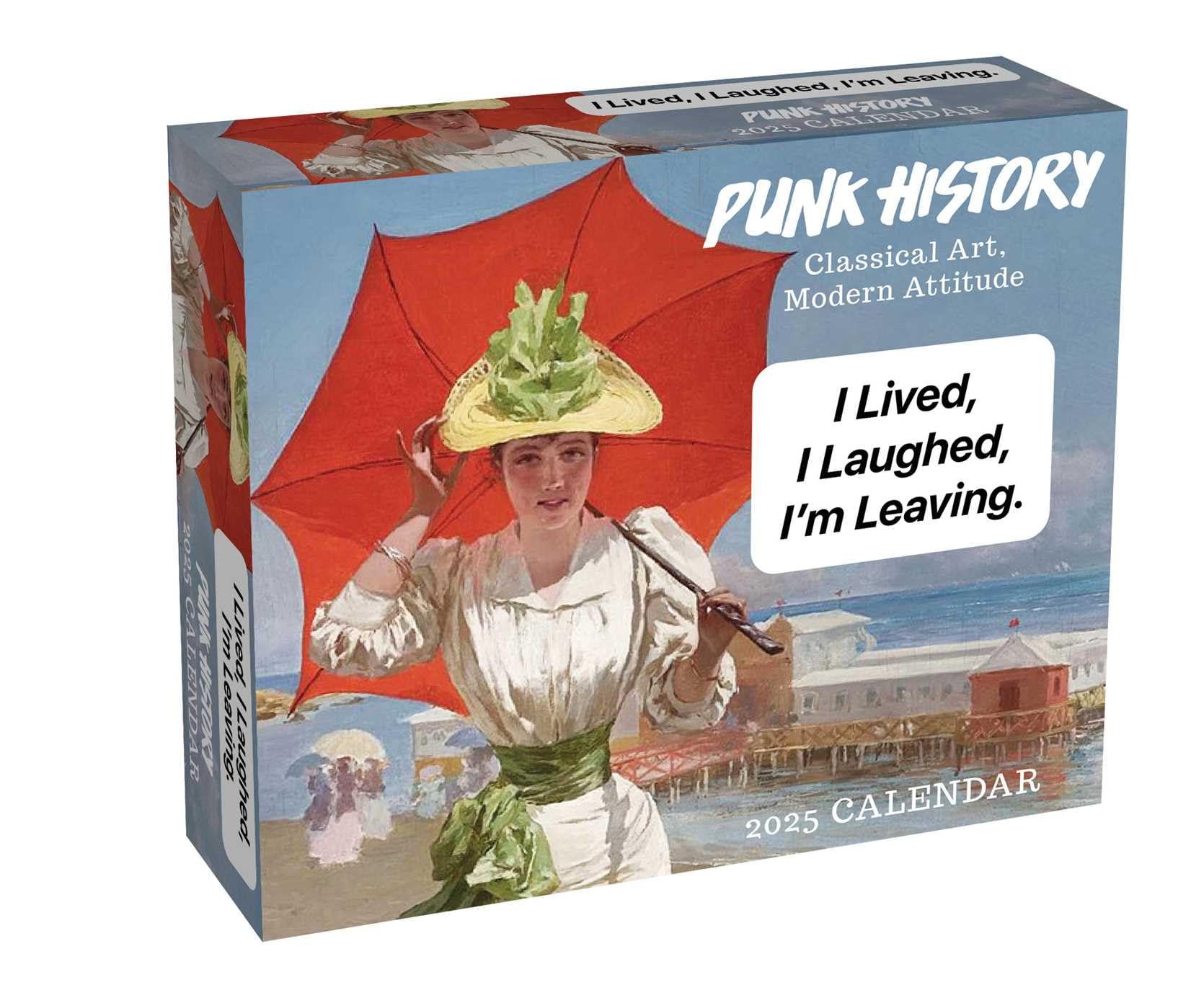 Punk History 2025 DaytoDay Calendar: Classical Art, Modern Attitude