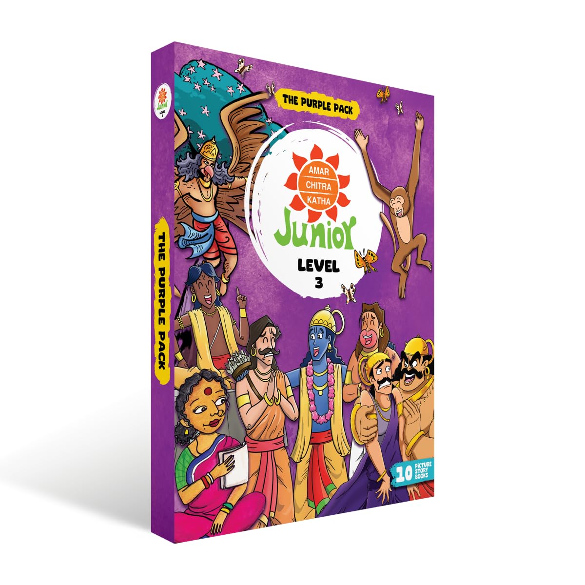 Ack Junior Pack: Level 03 | Ages 58 Years | Toddlers & Young Kids Comic Books | Indian Folktales, Humor And Mythology | Illustr