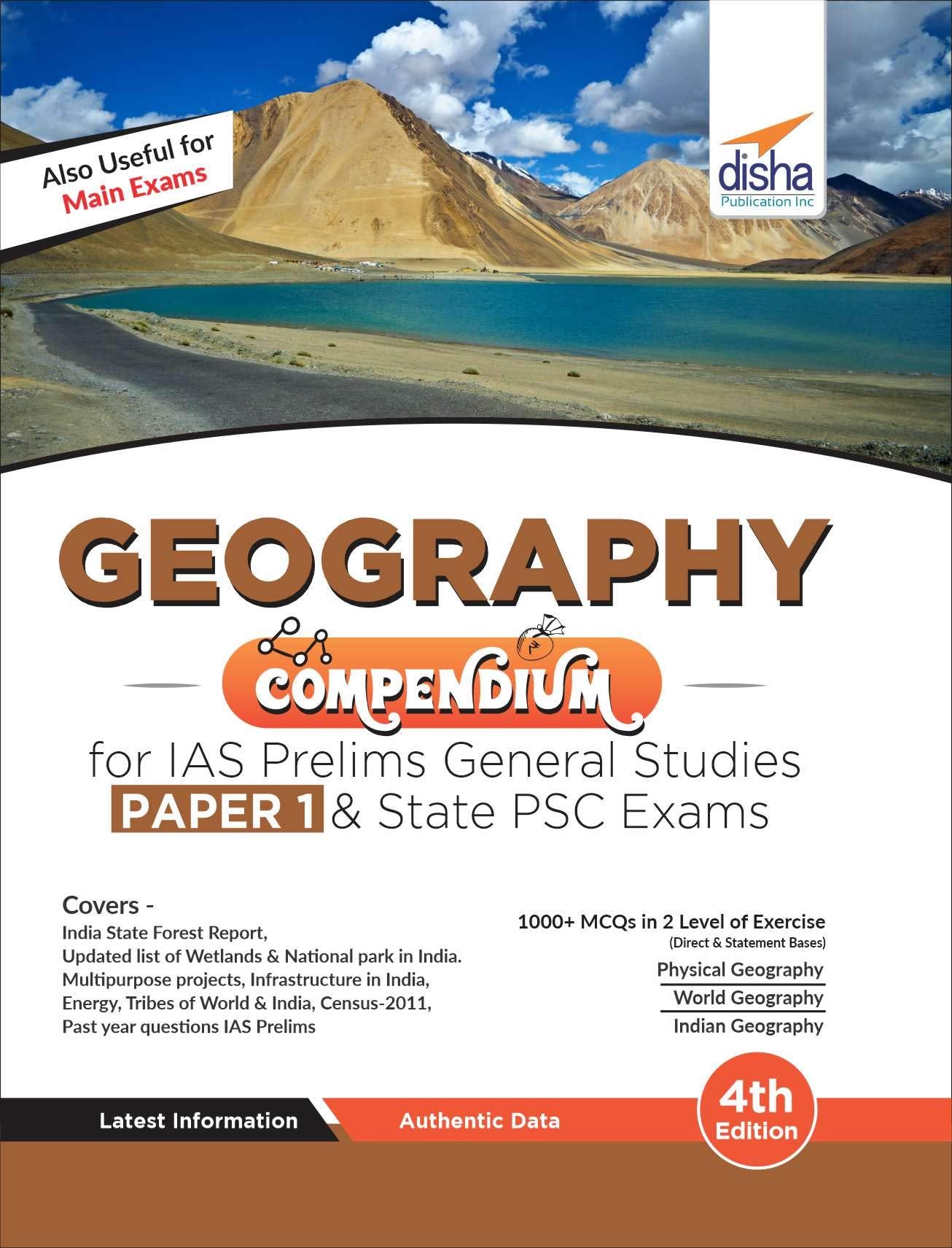 Geography Compendium For Ias Prelims General Studies Paper 1 & State Psc Exams 4Th Edition [Paperback] Disha Experts