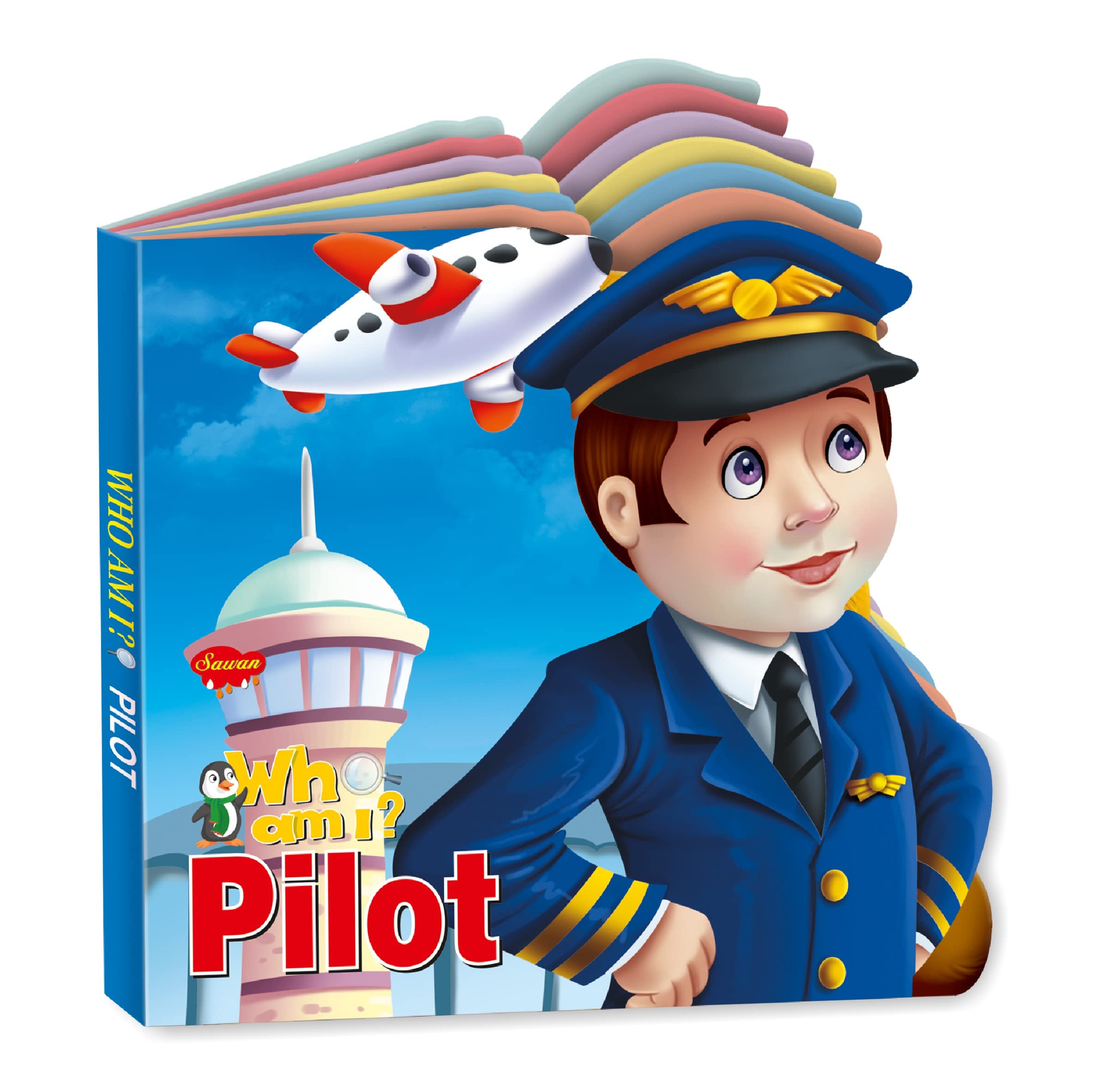 Sawan Presents Who Am I Pilot | DieCut Shape BoardBook