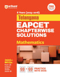 Arihant Telangana EAPCET Mathematics Chapterwise Solutions | 8 Years (20182025) Solved Papers with 1800+ MCQs, 6 Practice Sets 